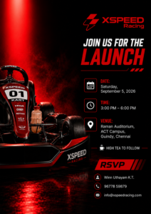 XSpeed Racing Launch Event